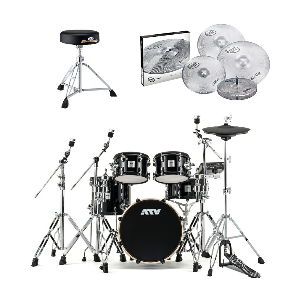 ATV aDrums artist Expanded Set サイレントシンバルVer 電子ドラム エーティーブイ 【島村楽器WEBSHOP限定】