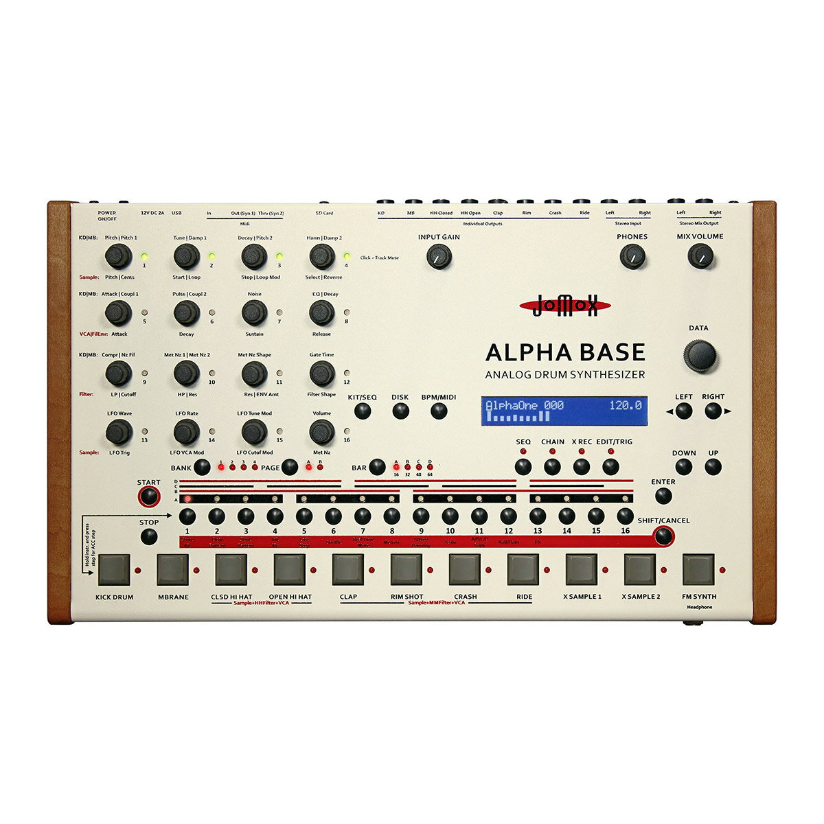 JOMOX Alpha Base Analog Drum Synthesizer å