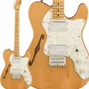 Squier by Fender Classic Vibe ’70s Telecaster Thinline Maple Fingerboard Natural エレキギター テレキャスター スクワイヤー / スクワイア