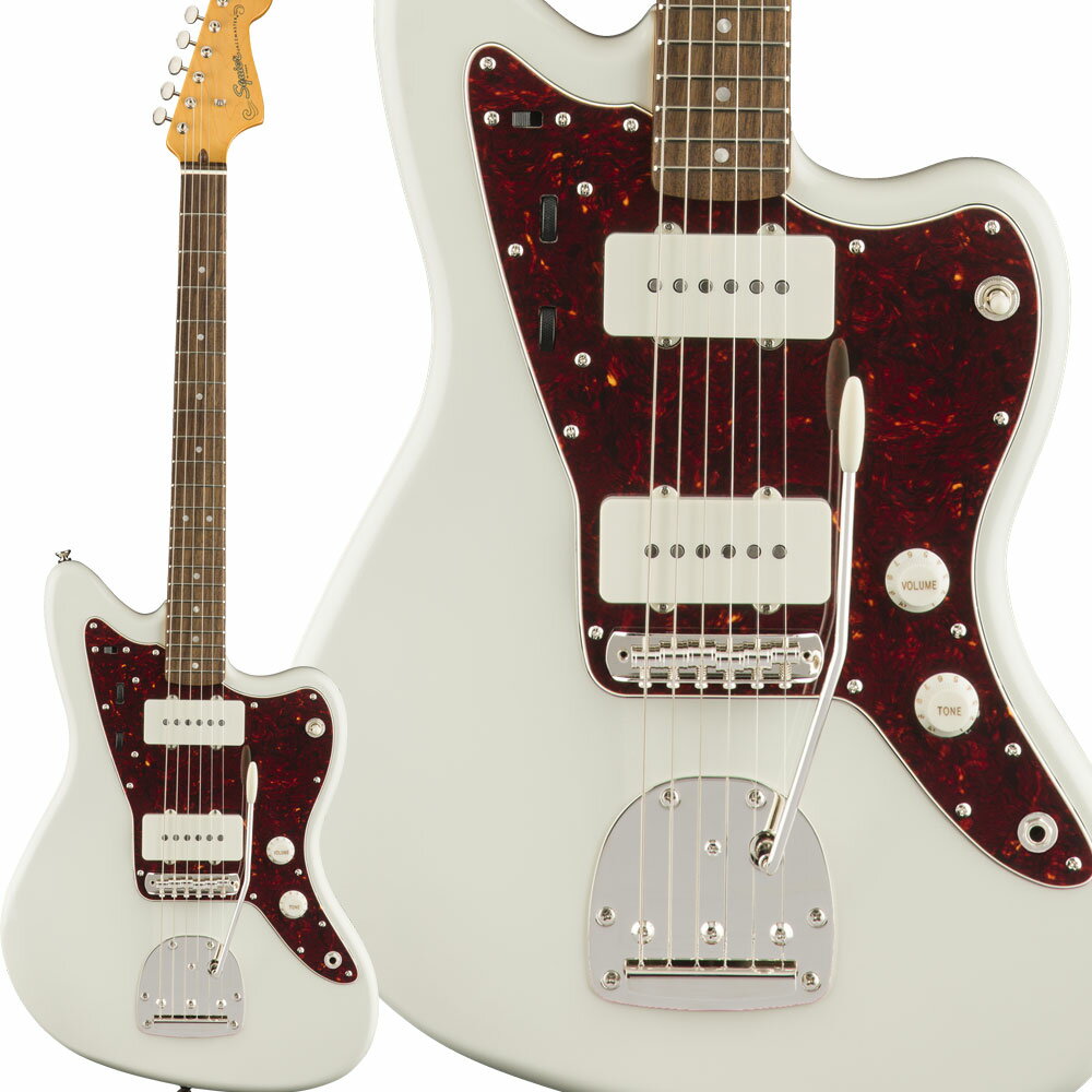 ギター, エレキギター Squier by Fender Classic Vibe 60s Jazzmaster Laurel Fingerboard Olympic White 