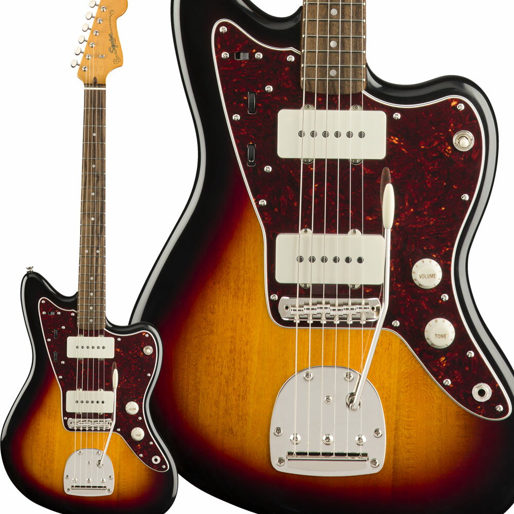 Squier by Fender Classic Vibe ’60s Jazzmaster Laurel Fingerboard 3-Color Sunburst エレキギター ジャズマスター スクワイヤー / スクワイア