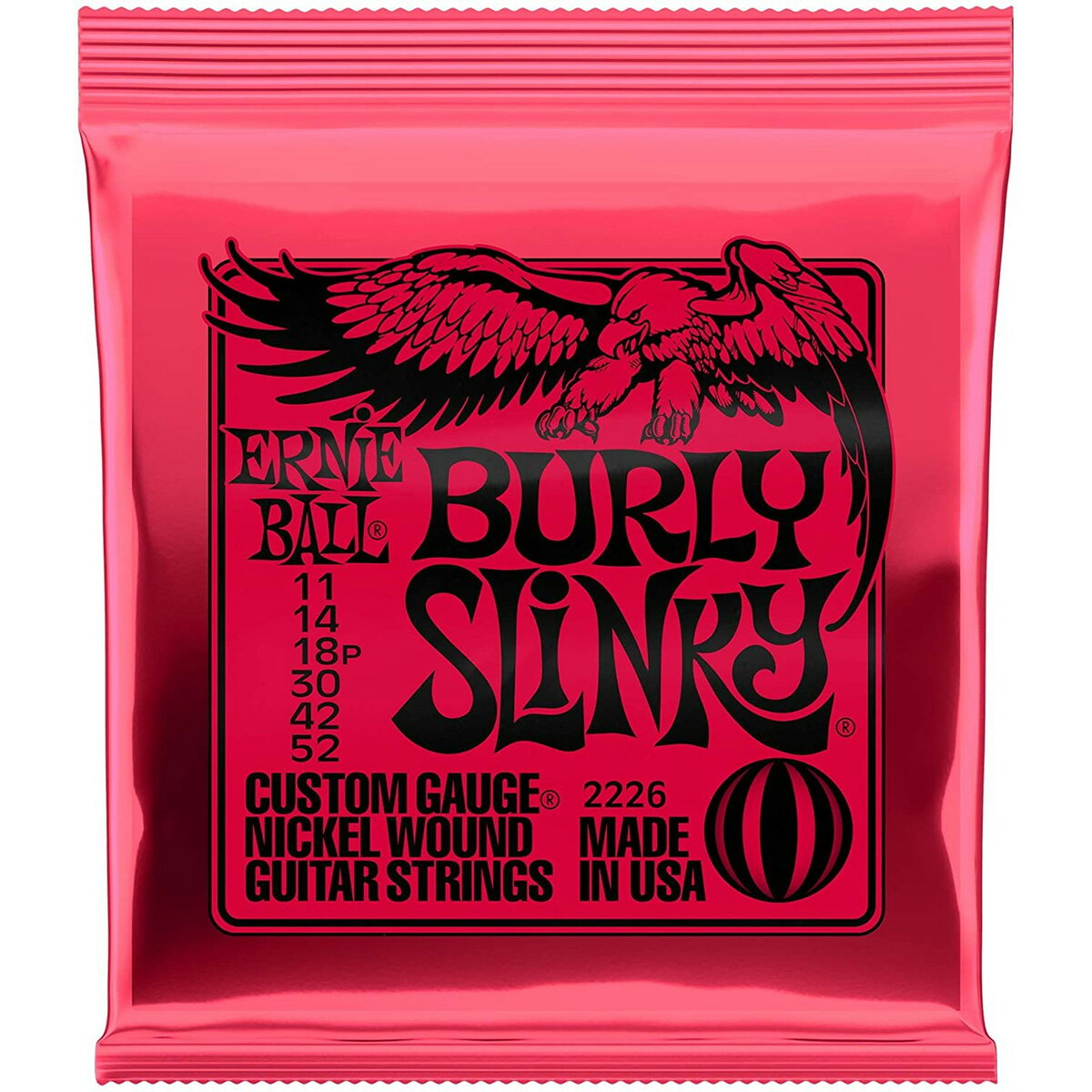 ERNiE BALL 2226 Nickel Wound Electric Guitar Strings 11-52 ˡܡ 쥭