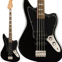 Squier by Fender Classic Vibe Jaguar Bass Laurel Fingerboard Black エレキベース ジャガーベース スクワイヤー / スクワイア