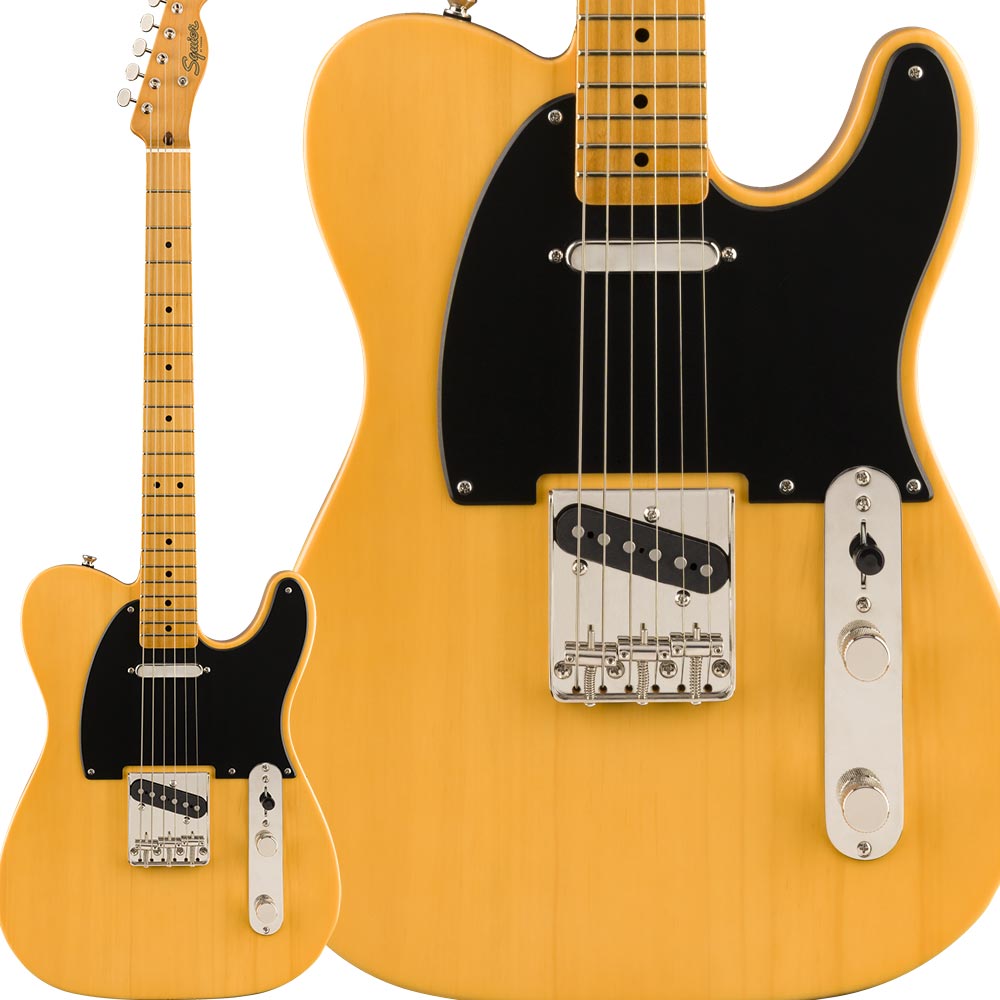 Squier by Fender Classic Vibe ’50s Telecaster Maple Fingerboard Butterscotch Blonde テレキャスター スクワイヤー / スクワイア