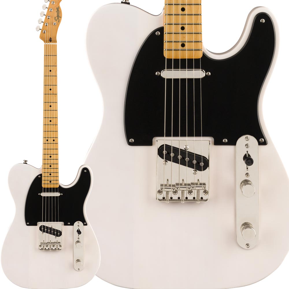 Squier by Fender Classic Vibe ’50s Telecaster Maple Fingerboard White Blonde テレキャスター スクワイヤー / スクワイア