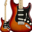 Fender Player Stratocaster Plus Top, Pau Maple Fingerboard, Aged Cherry Burst ストラトキャスター フェンダー