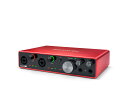 Focusrite Scarlett 8i6 3rd Gen 第3世代 オーディオインターフェイス 8IN/6OUT フォーカスライト