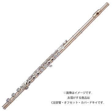 Pearl F-MD10K/E フルート 管体10K金製 C足部管 オフセット カバードキィ Eメカ付き ソルダード 【パール Maesta マエスタ】