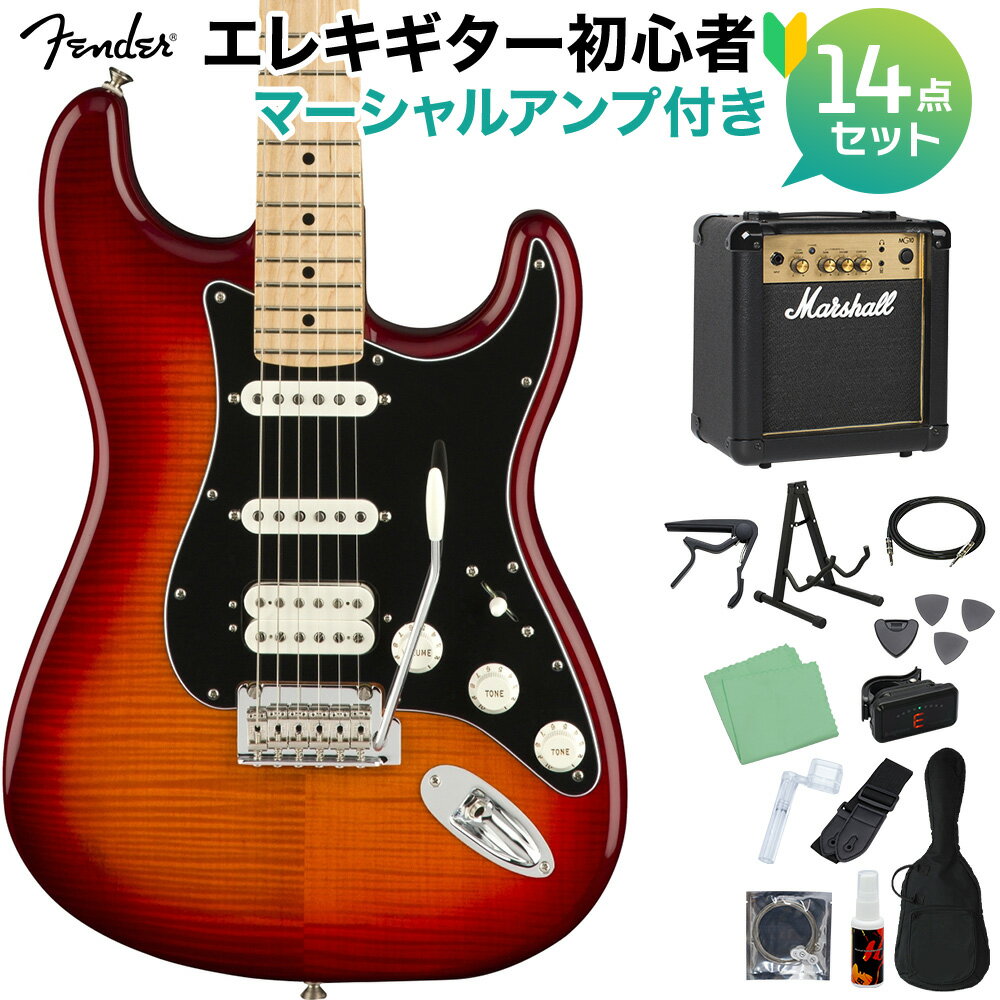 Fender Player Stratocaster HSS Plus Top Maple Fingerboard Aged Cherry Burst 鿴14å ڥޡ륢դ ȥȥ㥹 ڥե
