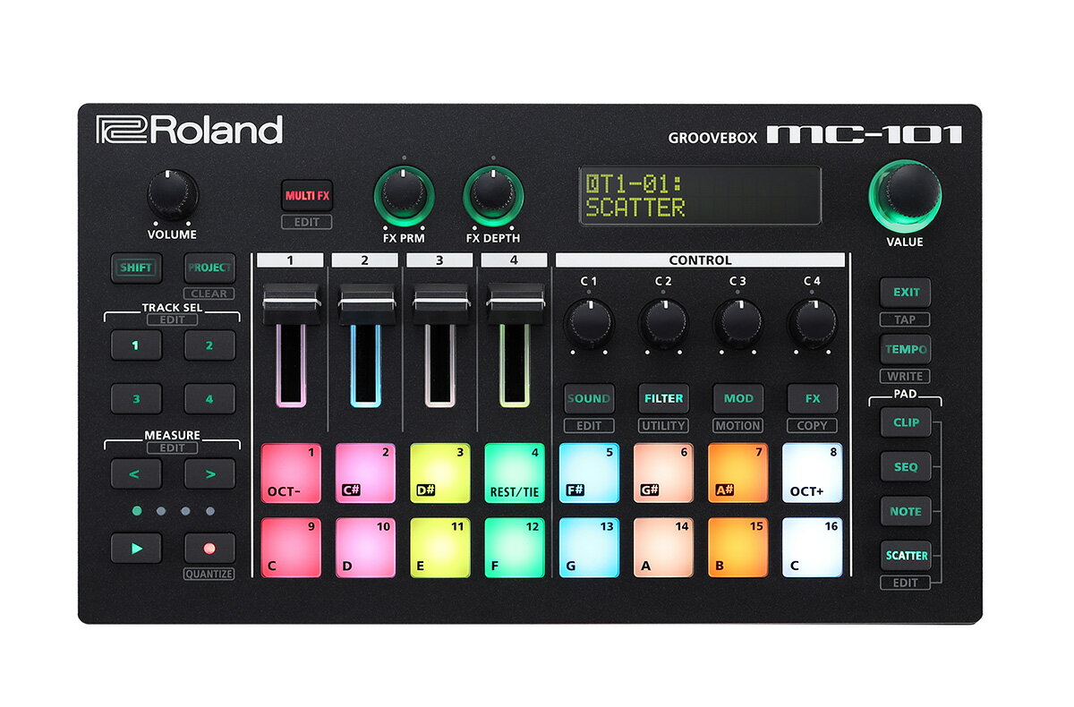 [数量限定 スリーブケース付き] Roland MC-101 AIRA GROOVEBOX ローランド MC101