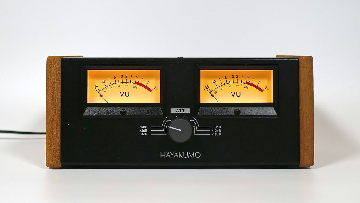 HAYAKUMO FORENO STEREO VU METER アッテネーター付き ハイスペック VUメーター システム ハヤクモ 日本製