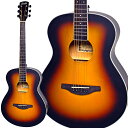 Soldin SFG-15 Brown Sunburst Satin アコースティックギター 艶消し塗装 小ぶりなフォークサイズ ソルディン