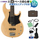 YAMAHA BB234 YNS (イエローナチュラルサテン) ベース 初心者12点セット 【ミニアンプ付】 ヤマハ BB200シリーズ Yellow Natural satin