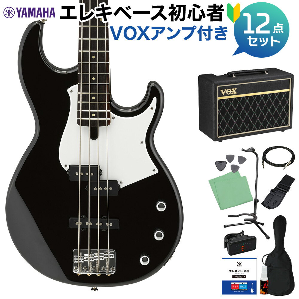 YAMAHA BB234 BL (ブラック) ベース 初心者12点セット 【VOXアンプ付】 ヤマハ BB200シリーズ Black