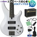 YAMAHA TRBX304 WH (ホワイト) ベース 初心者12点セット 【VOXアンプ付】 ヤマハ TRBX300シリーズ White 【初心者セット】