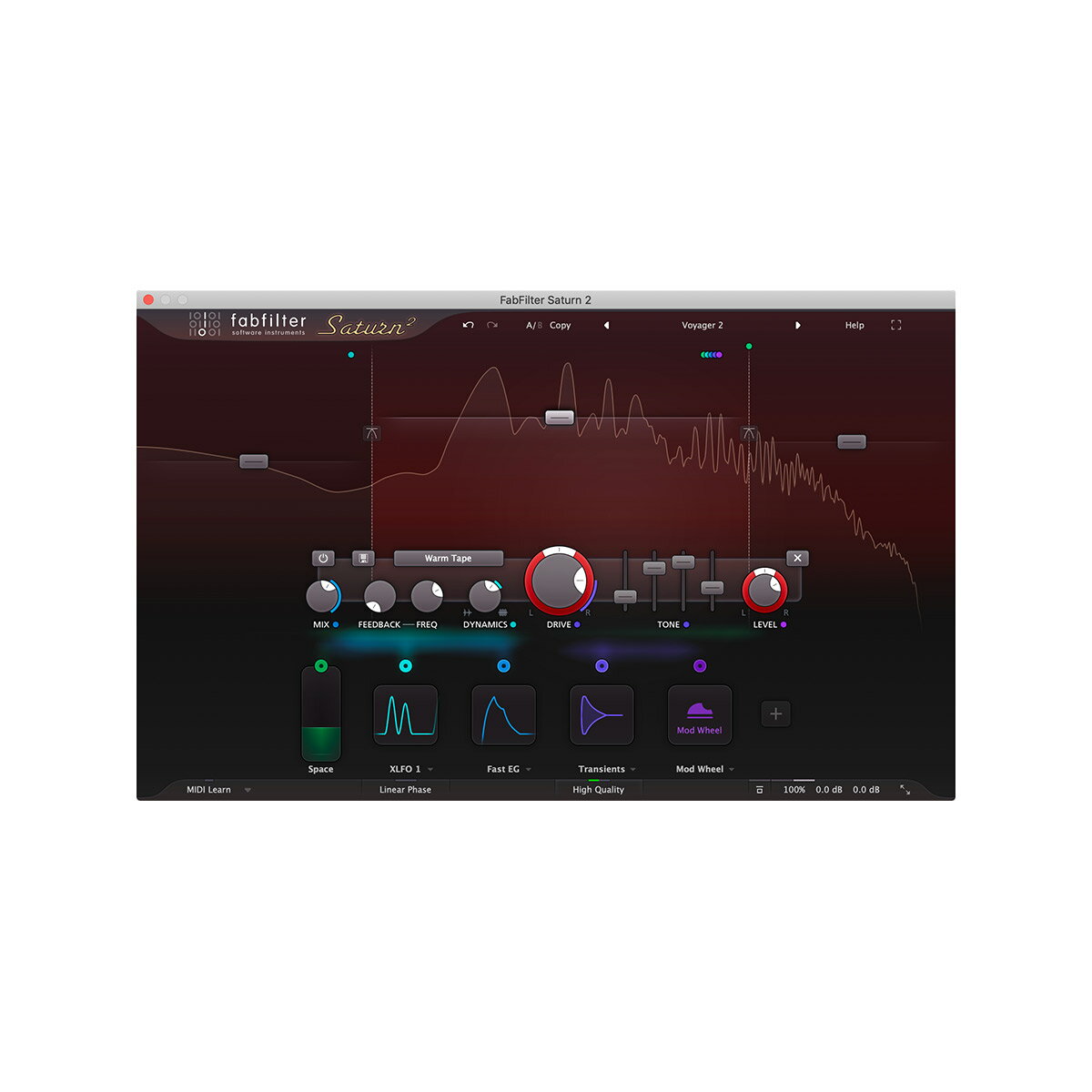 fabfilter Saturn2 アンプモデリングシミュレーター ファブフィルター 