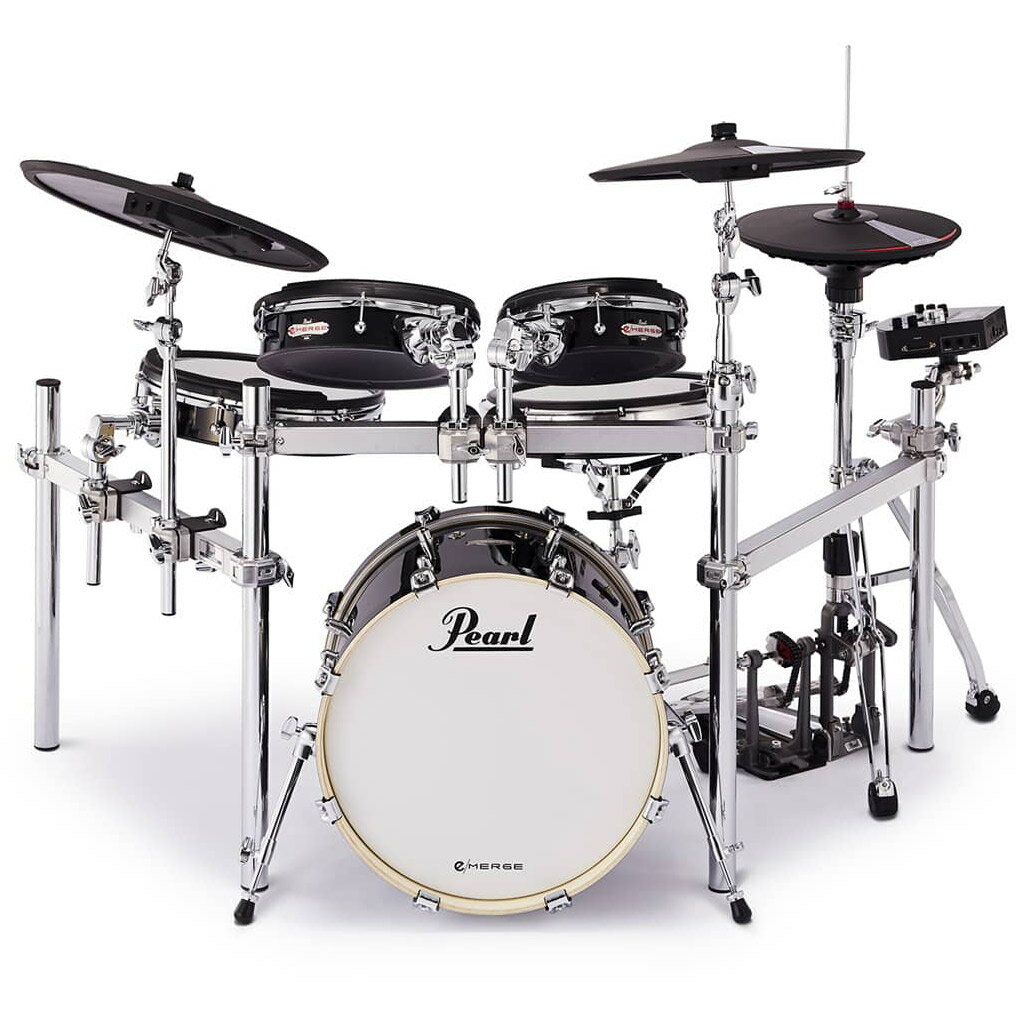 Pearl e/MERGE Electronic Drum Kit e/HYBRID コンプリートキット EM-53HB/SET 電子ドラム ハードウェア一式付属 パ…