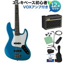 Photogenic JB-240 MBL ベース 初心者12点セット 【VOXアンプ付】 ジャズベースタイプ フォトジェニック 【初心者セット】