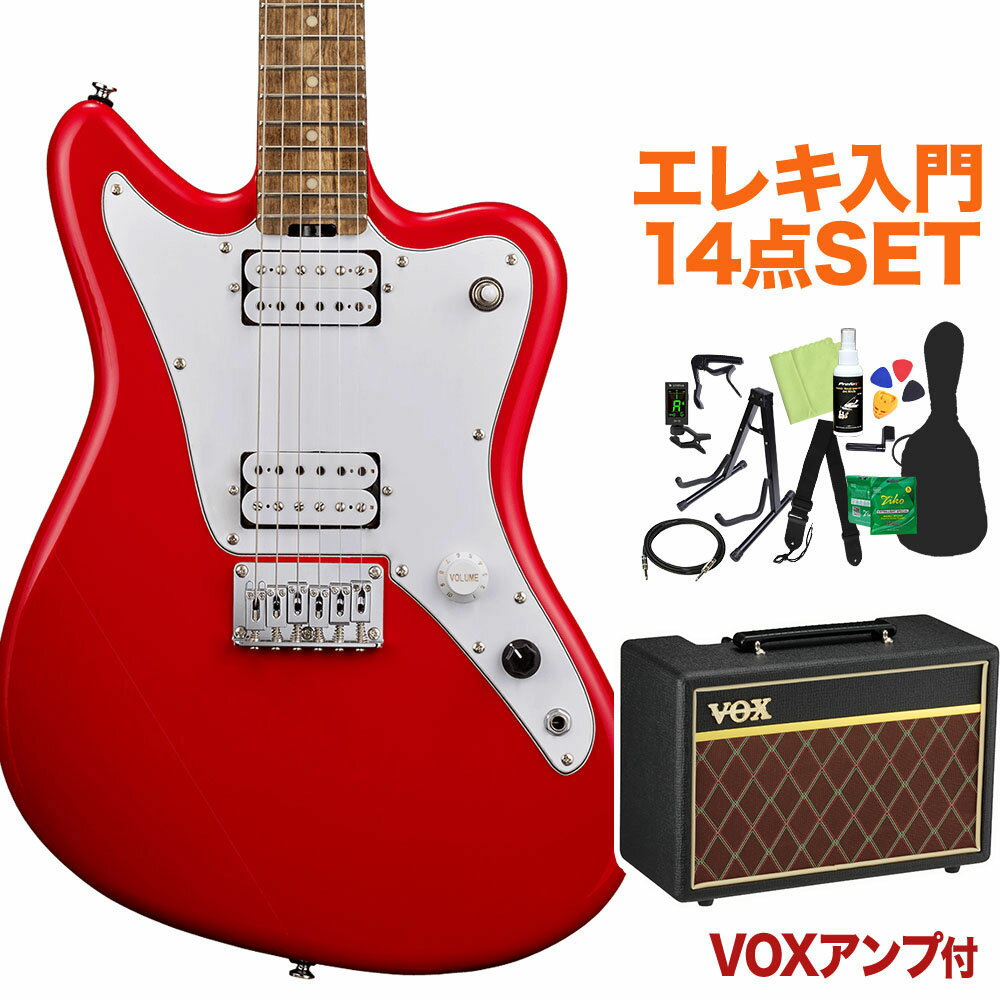 GrassRoots G-TK-STD Trino Red エレキギター 初心者14点セット【VOXアンプ付き】 グラスルーツ