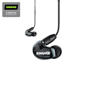 SHURE AONIC215 SE215DYBK+UNI-A (トランスルーセントブラック) 高遮音性イヤホン 有線モデル 【シュア】通販セール