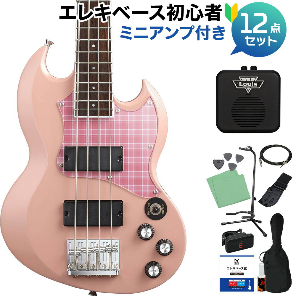 【オンラインストア限定】ESP×バンドリ！ ガールズバンドパーティ！ コラボエレキベースの初心者セット 【特徴】ルックスをそのままに、スケールダウンしたミニギター。フレット間が狭いので、手の小さい方でも無理なく弾くことが出来ます。BanG Dream!ブランドなのでサウンドも本格派です。【詳細情報】BODY：AlderNECK：Hard Maple 3PFINGERBOARD：Pau Ferro w/ White BindingRADIUS：305RSCALE：711mmNUT：Bone(40mm)INLAY：DotFRET：XJ, 21 FretsCONSTRUCTION：Bolt-onTUNER：Rotomatic TypeBRIDGE：Custom Bass BridgePICKUPS：(Neck) GJ-1n, (Bridge) GJ-1bPARTS COLOR：ChromeCONTROLS：Neck Volume, Bridge Volume, Master Tone, Toggle PU Selector(Dummy)COLOR：Rimi PinkCOMING WITH：Gig BagJANコード：4515303525724【bgn_eboth】【bgn_ebmini】【20200919a_seto】【入門セット】こちらの商品は複数個口でお届けします。お荷物により配達日が異なる場合がございますので予めご了承ください。