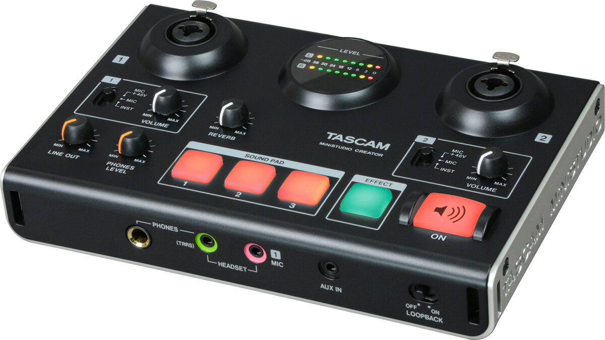 TASCAM にオススメ！ US-42B オーディオインターフェイス 配信向け タスカム