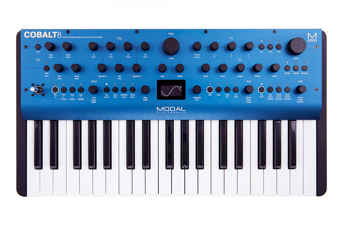 MODAL ELECTRONICS Cobalt8 (コバルトエイト) 37鍵盤 8ボイス バーチャルアナログシンセサイザー モーダル・エレクト…