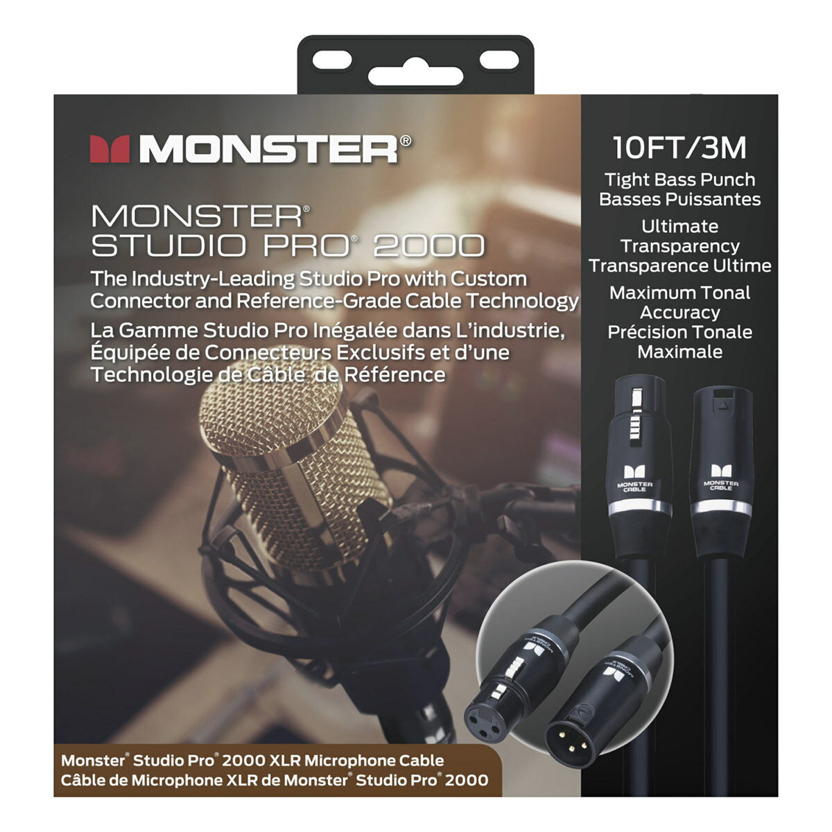 MONSTER CABLE STUDIO PRO 2000 MIC マイクケーブル 約6m キャノンケーブル モンスターケーブル SP2000-M-20