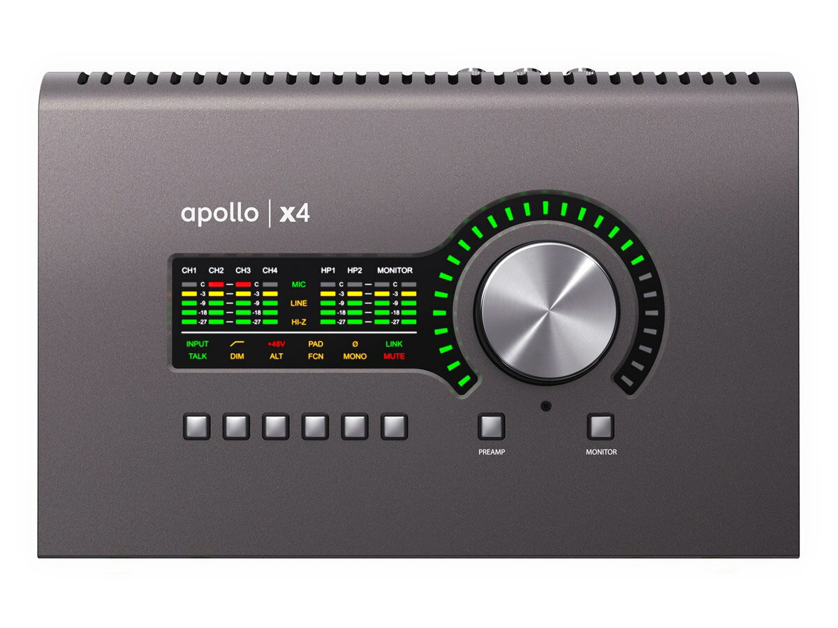 UNIVERSAL AUDIO Apollo x4 Heritage Edition オーディオインターフェイス Thunderbolt3 ユニバーサルオーディオ