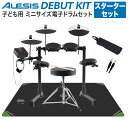 電子ドラム 子供用 ALESIS Debut Kit スターターセット 電子ドラムセット 子ども向け（推奨身長90cm以上）幼児～小学生 コンパクトモデル アレシス DebutKit