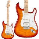 Squier by Fender Affinity Series Stratocaster FMT HSS Maple Fingerboard White Pickguard Sienna Sunburst エレキギター ストラトキャスター スクワイヤー / スクワイア