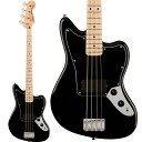 Squier Affinity Series ジャガーベース【特徴】伝統的なFenderファミリーへの登竜門である Squier Affinity Seriesは、これから演奏を始めるプレイヤーにもリーズナブルな価格帯のシリーズです。Squier Affinity SeriesTM Jaguar Bass Hは、Fenderの登録商標であるJaguar Bass を正式に名乗ることのできるモデルであり、伝説的なデ ザインと、今日の憧れのベーシストのための真骨頂とも言え るトーンを提供しますこのJaguar Bassには、Lake Placid Blueを始めとするFenderの代表的なカラーを備えた薄型軽量ボディ、スリムで快適な演奏性の"C"シェイプネック、スムーズ で正確なチューニングを可能にするヴィンテージスタイル のオープンギア・チューニング・マシンなど、プレイヤーに優しい改良が施されています。ファットでパンチの効いたトーンを奏でるSquier ハムバッキングピックアップを搭載しており、あらゆるステー ジでプレイヤーをサポートします。【詳細情報】Series: Affinity SeriesBody Material: PoplarBody Finish: Gloss PolyurethaneNeck: Maple, “C” ShapeNeck Finish: Satin Urethane with Gloss Urethane Headstock FaceFingerboard:Maple, 9.5” (241 mm)Frets: 20, Medium JumboPosition Inlays: Black DotNut (Material/Width): Synthetic Bone, 1.5” (38.1 mm)Tuning Machines: Vintage-StyleScale Length: 32” (813 mm)Bridge: 4-Saddle StandardPickguard: 3-Ply BlackPickups: Ceramic Humbucker (Bridge)Pickup Switching: NoneControls: Master Volume, Master ToneControl Knobs: Black PlasticHardware Finish: ChromeStrings: Nickel Plated Steel (.045-.105 Gauges)Case/Gig Bag: NoneJANコード：0885978732258