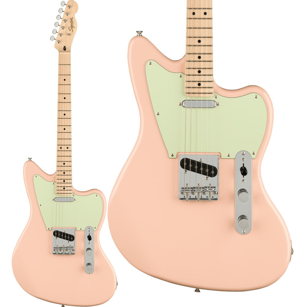 Squier by Fender Paranormal Offset Telecaster Maple Fingerboard Mint Pickguard Shell Pink 쥭 磻䡼 / 磻