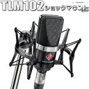 NEUMANN TLM 102 ブラック BK Studio set コンデンサーマイク ショックマウント付き ボーカル アコギにオススメ ノイマン 【国内正規品】