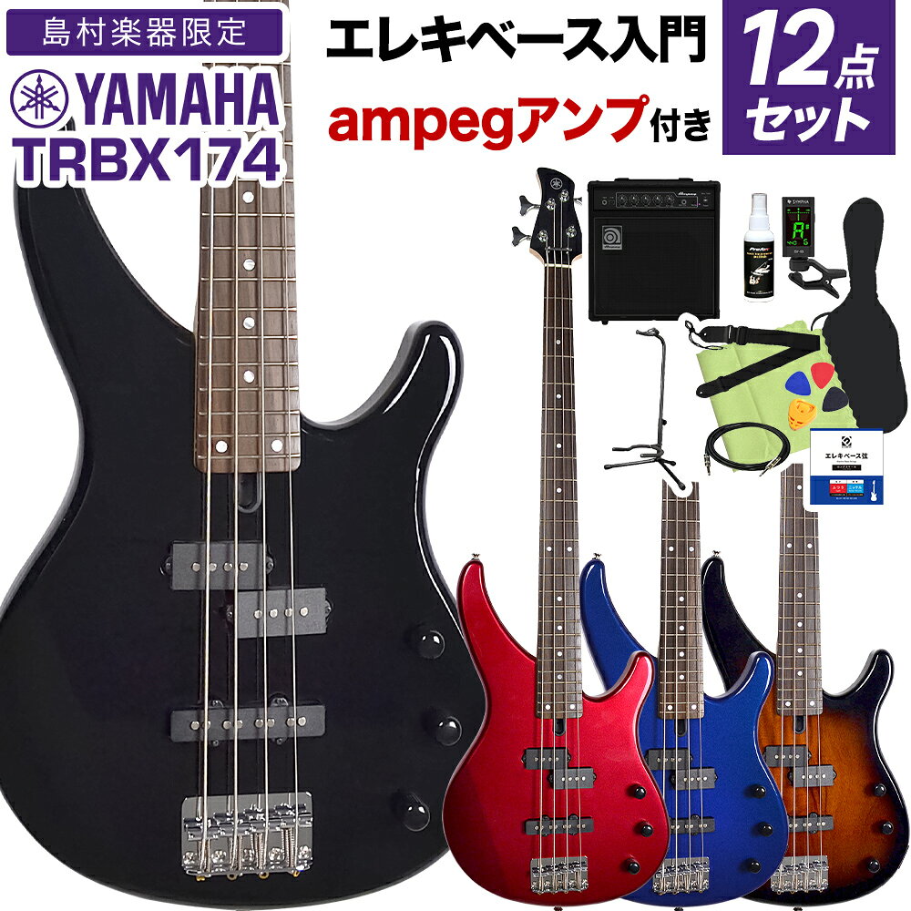 ブラック(BLACK)レッドメタリック(RED METALLIC)ダークブルーメタリック(DARK BLUE METALLIC)オールドバイオリンサンバースト(OLD VIOLIN SUNBURST)JANコード：0151000395846【bgn_ebapg】【bgn_eboth】【入門セット】【yamaha_bassset】