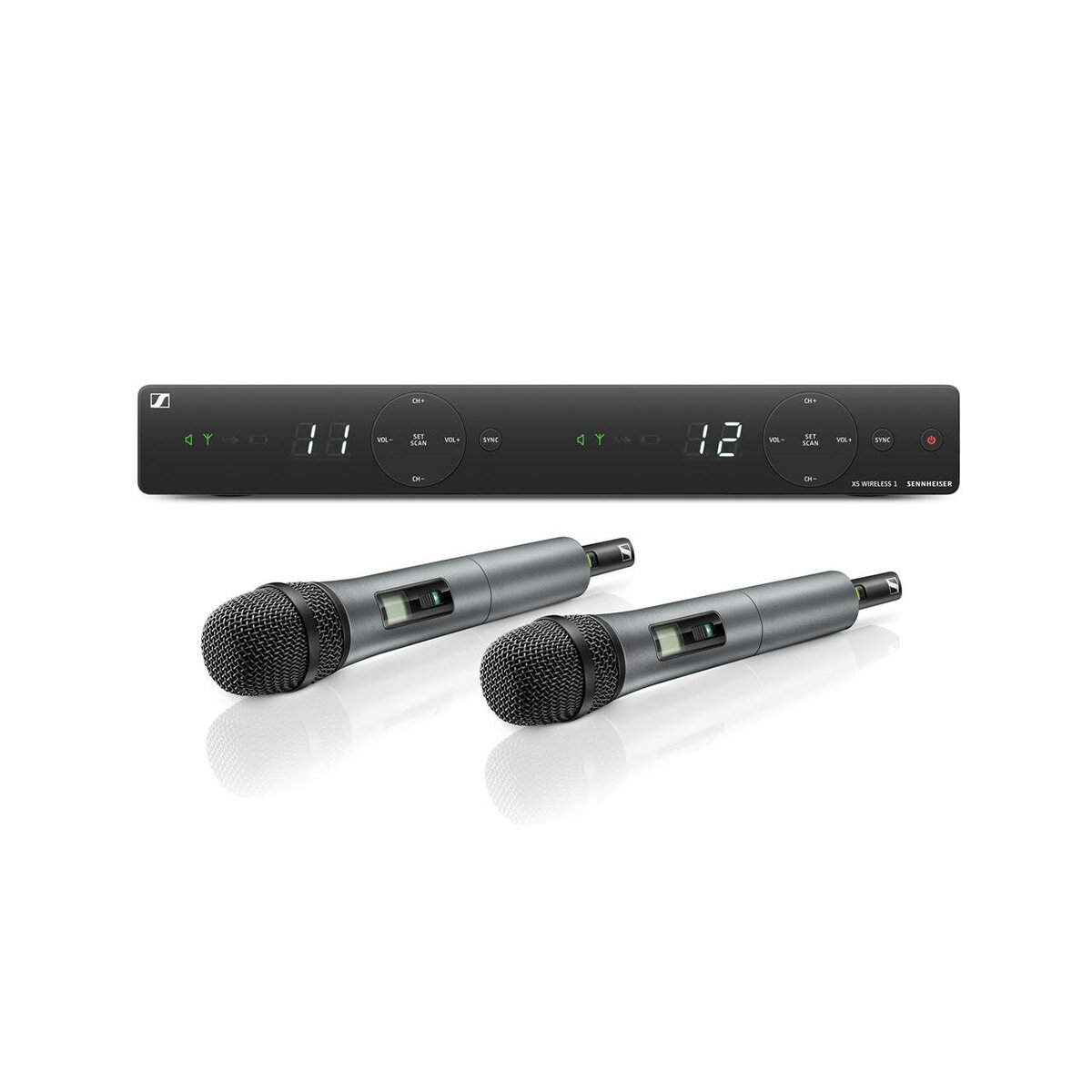 SENNHEISER XS Wireless1シリーズ 2chボーカルセット (SKM 825付属) ワイヤレスシステム ゼンハイザー XSW 1-825 DUAL