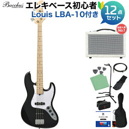 Bacchus BJB-1M BLK ベース 初心者12点セット 【島村楽器で一番売れてるベースアンプ付】 ジャズベースタイプ バッカス