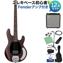 STERLING by Musicman STINGRAY RAY4 WS ベース 初心者12点セット 【Fenderアンプ付】 スターリン SUB RAY4