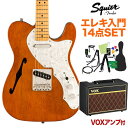 Squier by Fender Classic Vibe f60s Telecaster Thinline Natural GLM^[S14_Zbg yVOXAvtz eLX^[ XNC[ / XNCA