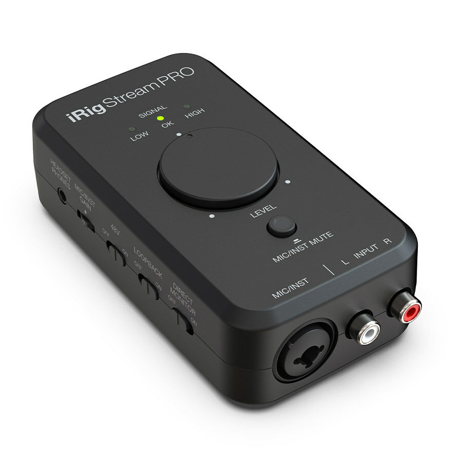 IK Multimedia iRig Stream Pro オーディオインターフェイス 4in/2out ストリーミング配信 IKマルチメディア