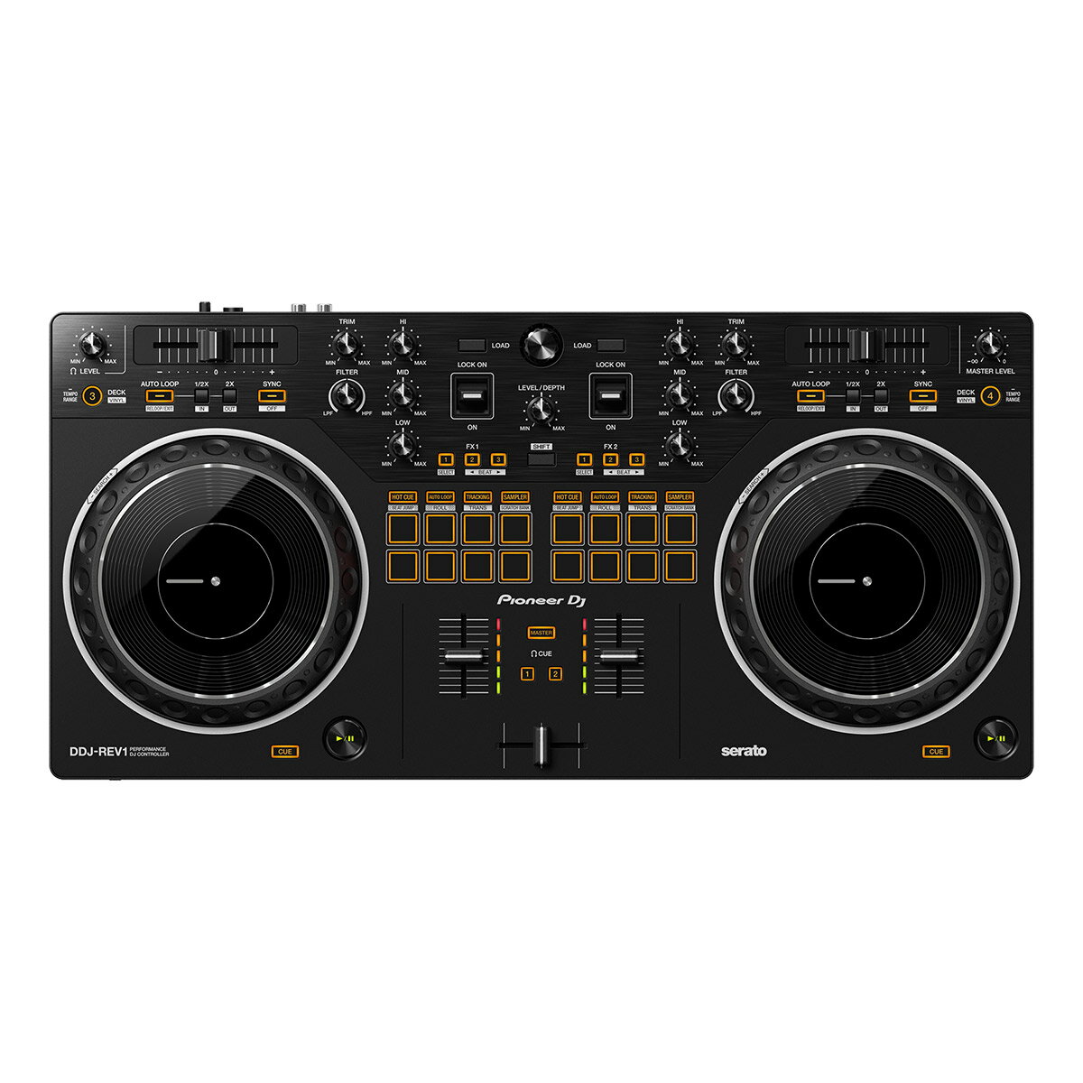 Pioneer DJ DDJ-REV1 (Black) Serato DJ 対応 スクラッチスタイル 2ch DJコントローラー パイオニア