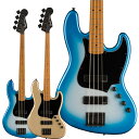 Squier by Fender Contemporaryシリーズ ジャズベース【特徴】Squier Contemporary Active Jazz Bass HH は、普通では満足できない、現代の大胆なプレイヤーの要望に応えるために開発され、象徴的なフェンダープラットフォームにモダンな機能と大胆な美学を兼ね備えています。重低音の核となるのは、Squier SQRセラミックハムバッキングピックアップで、ボリューム操作やピックアップのブレンド、そして伝統的なトーンをもたらすベースとトレブルを直感的に操ることができるスタックブーストコントロールを備えた、フェンダー設計の9ボルトアクティブプリアンプを搭載しています。最適なトーンと高い安定性を誇るローステッドメイプルネックは、ヒールカットデザインを施され、ハイポジションへのアクセスも容易です。ボディの鳴りを改善する重みを増強したモダンブリッジや、スムーズにチューニングできるオープンギアチューニングマシンなど、高性能なパーツを採用しています。目を引くスタイルを演出する、ステルスブラックのハードウェアに豪華なクロムロゴをあしらい、洗練されたブラックカラーのヘッドストックを備えています。【詳細情報】Series: ContemporaryBody Material: PoplarBody Finish: Gloss Polyurethane, Satin UrethaneNeck: Roasted Maple, “C” ShapeNeck Finish: Satin Urethane (510, 569), Satin Urethane with Gloss Urethane Headstock Face (536,544)Fingerboard: Roasted Maple, 12” (305 mm)Frets: 20, Narrow TallPosition Inlays: Black Block (Roasted Maple), Black Dot (Roasted Maple)Nut (Material/Width): Graphite, 1.5” (38.1 mm)Tuning Machines: Vintage-StyleScale Length: 34” (864 mm)Bridge: 4-Saddle StandardPickguard: 3-Ply BlackPickups: Squier SQR Ceramic Humbucker (Bridge), (Middle), Squier SQR Ceramic Humbucker (Neck)Pickup Switching: NoneSpecial Electronics: Active ElectronicsControls: Master Volume, Blend, Master Tone, Bass/Treble BoostControl Knobs: Knurled DomeHardware Finish: BlackStrings: Nickel Plated Steel (.045-.105 Gauges)Case/Gig Bag: NoneJANコード：0885978722419