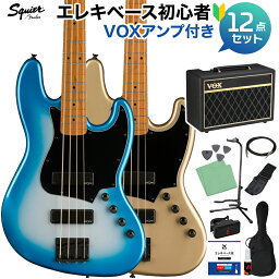 Squier by Fender Contemporary Active Jazz Bass HH ベース 初心者12点セット 【VOXアンプ付】 ジャズベース スクワイヤー / スクワイア