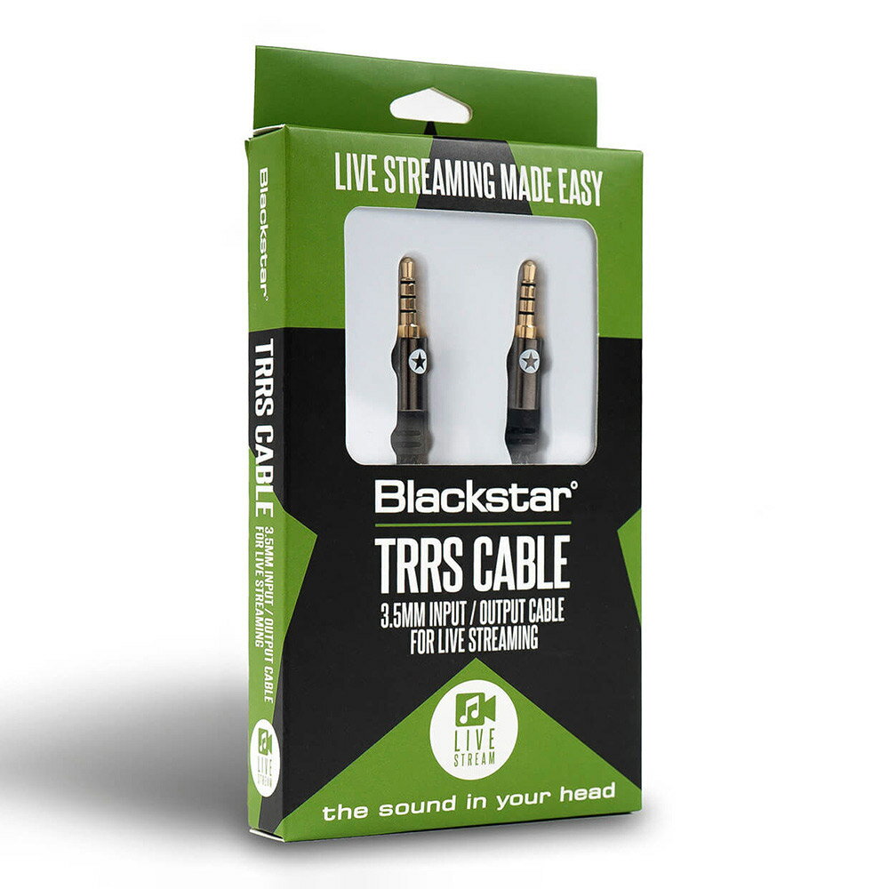 Blackstar TRRS 3.5mm JACK CABLE 1.8M 4極 ステレオミニ オーディオケーブル ブラックスター ステレオミニジャック オーディオケーブル