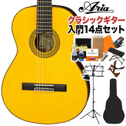 ARIA 303SC クラシックギター初心者14点セット 640mm 松単板／ローズウッド【島村楽器限定モデル】 アリア
