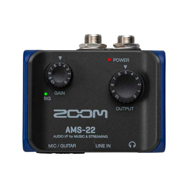 ZOOM AMS-22 オーディオインターフェイス 2IN/