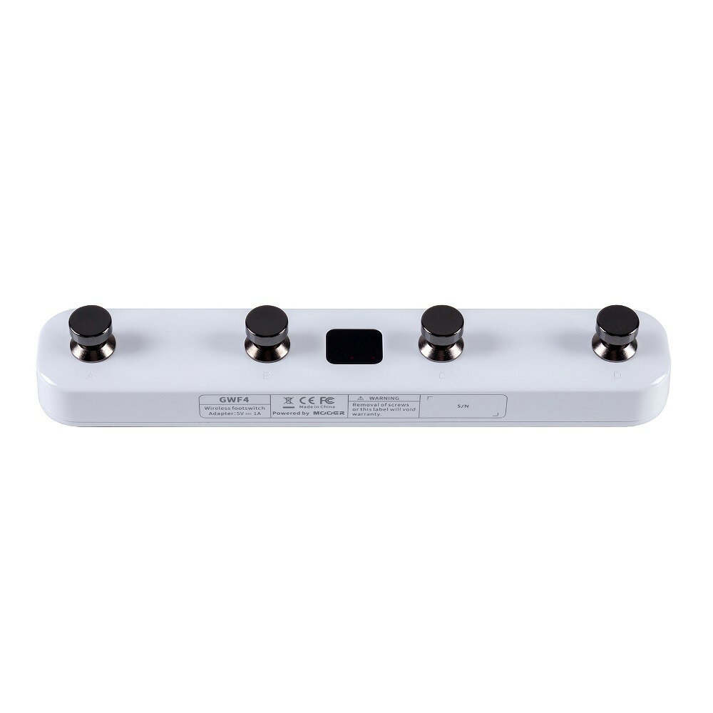 MOOER GWF4 White ワイヤレスフットスイッチ GTRS・Prime P1対応 ムーア