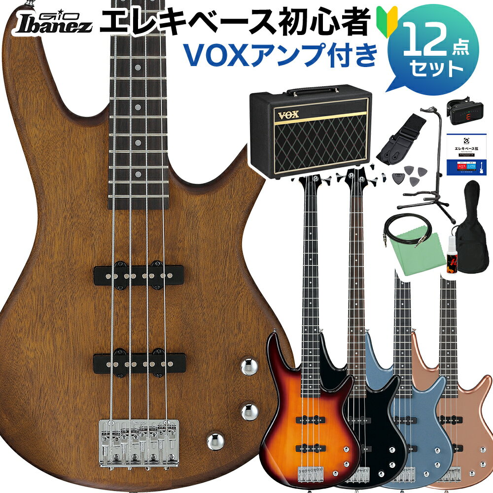 Gio Ibanez GSR180 ベース 初心者12点セット 【VOXアンプ付】 エレキベース ジオ アイバニーズ