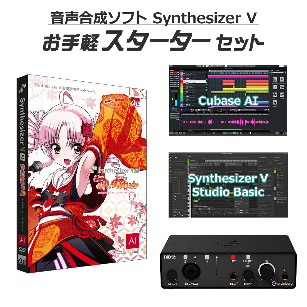 AH-Software ついなちゃん お手軽スターターセット Synthesizer V AI B6064 (D2R)