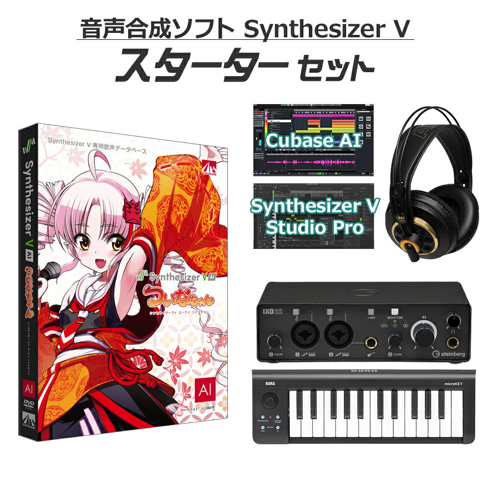 AH-Software ついなちゃん 初心者スターターセット Synthesizer V AI B6064 (D2R)